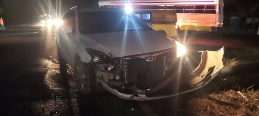 ciudad 2 ACCIDENTE DE TRÁNSITO EN CARRETERA PANAMERICANA DEJA UNA PERSONA ATENDIDA EN CIUDAD ARCE