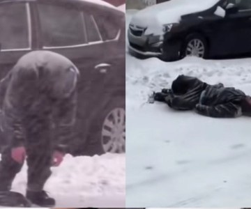 LATINOS SALVAN LA VIDA DE UN HOMBRE DURANTE TORMENTA INVERNAL EN FILADELFIA