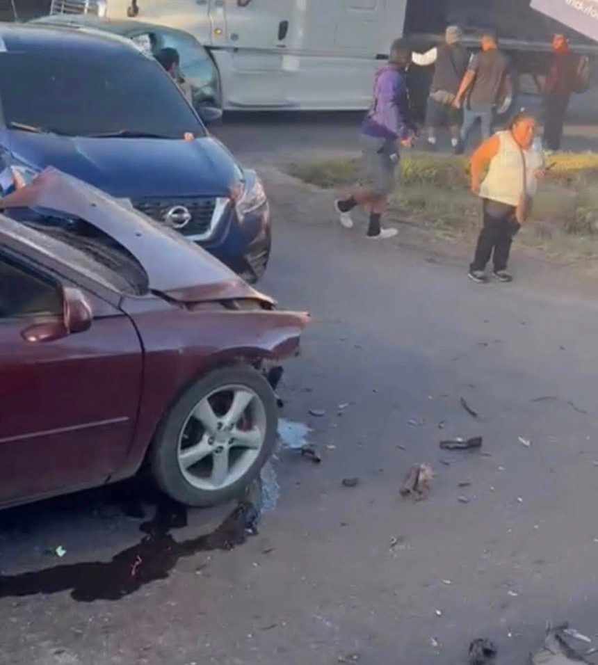 MÚLTIPLE ACCIDENTE DE TRÁNSITO EN SAN ANDRÉS PROVOCA CAOS VIAL RUMBO A SANTA ANA