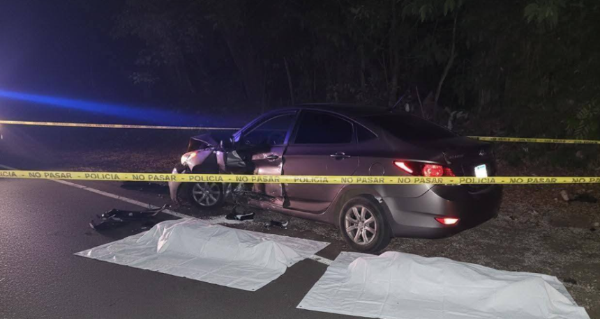 TRÁGICO ACCIDENTE DE TRÁNSITO EN SONSONATE DEJA DOS PERSONAS FALLECIDAS