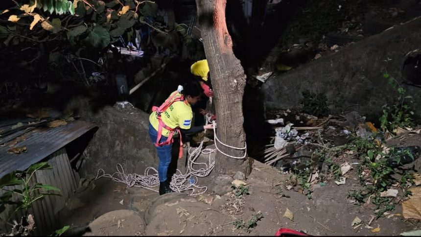sonso ADULTO MAYOR CAE A DESAGÜE DE AGUAS NEGRAS EN SONSONATE