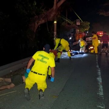 ACCIDENTE EN TRONCAL DEL NORTE DEJA UN FALLECIDO Y UN HERIDO GRAVE