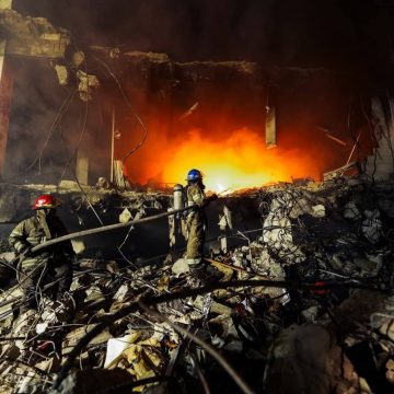 SE INCENDIÓ EL EDIFICIO DEL EX HOTEL ALAMEDA DE SAN SALVADOR