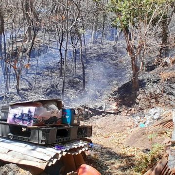 ADULTA MAYOR RESULTA CON QUEMADURAS AL INTENTAR APAGAR INCENDIO DE MALEZA EN LA LIBERTAD