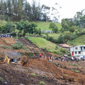 DESLIZAMIENTO DE TIERRA DEJA SIETE FALLECIDOS EN NARIÑO, COLOMBIA