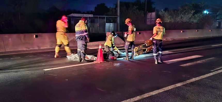 muerto 1 MOTOCICLISTA FALLECE TRAS SER ATROPELLADO EN QUEZALTEPEQUE