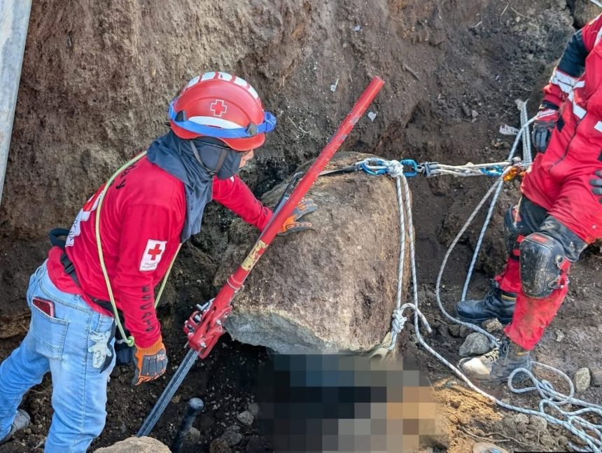 HOMBRE FALLECE SOTERRADO EN VIVIENDA EN CONSTRUCCIÓN EN QUEZALTEPEQUE