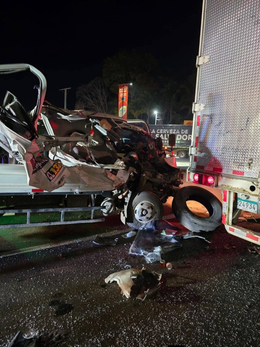 ACCIDENTE EN CARRETERA PANAMERICANA DEJA UN FALLECIDO Y OCHO LESIONADOS EN EL CONGO