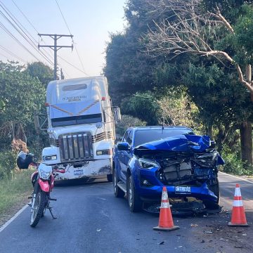 UNA PERSONA LESIONADA TRAS APARATOSO ACCIDENTE EN CARRETERA DE SANTA ANA HACIA CERRO VERDE