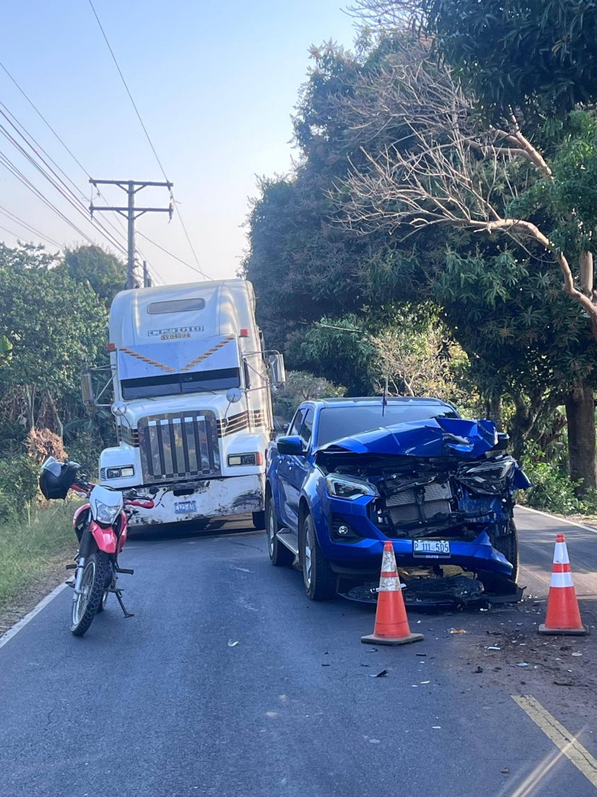 UNA PERSONA LESIONADA TRAS APARATOSO ACCIDENTE EN CARRETERA DE SANTA ANA HACIA CERRO VERDE
