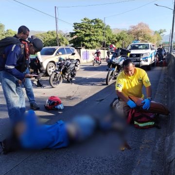 MOTOCICLISTA RESULTA LESIONADO TRAS CHOQUE CON VEHÍCULO EN TRONCAL DEL NORTE