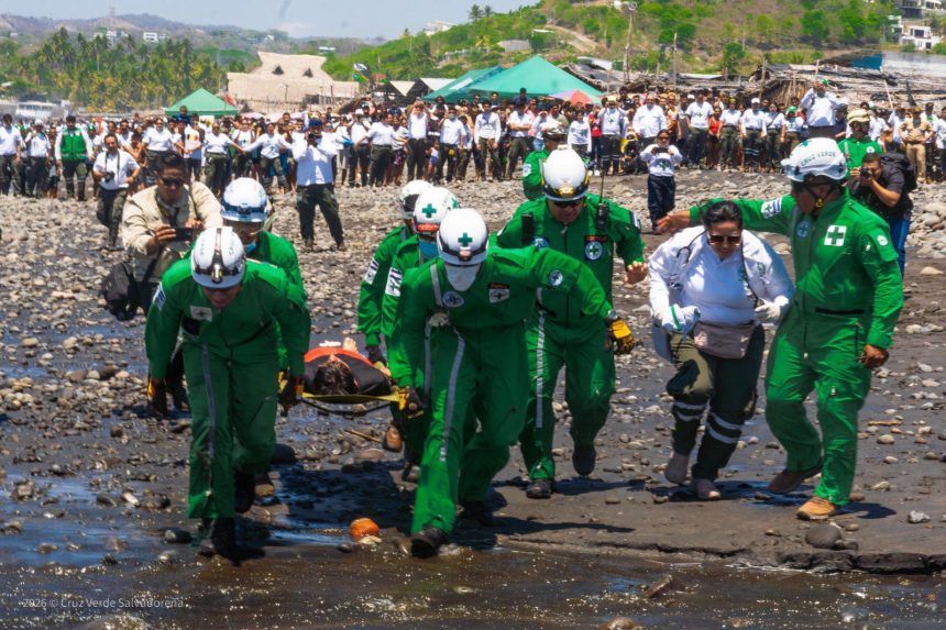simu 1 CRUZ VERDE REALIZÓ SIMULACRO DE RESCATE EN EL MAJAHUAL COMO PARTE DEL PLAN VERANO 2026