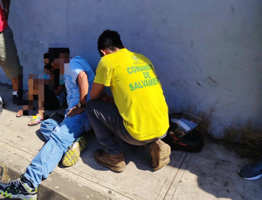 VEHÍCULO SIN FRENOS PROVOCA ACCIDENTE FRENTE A CENTRO ESCOLAR EN SONSONATE