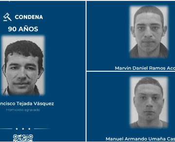 CONDENAN A 90 AÑOS DE PRISIÓN A AUTOR INTELECTUAL DE TRIPLE HOMICIDIO EN METAPÁN