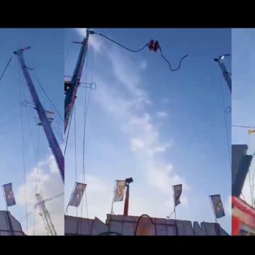 CUATRO PERSONAS RESULTAN LESIONADAS LEVES TRAS INCIDENTE EN ATRACCIÓN MECÁNICA EN SEVILLA,ESPAÑA