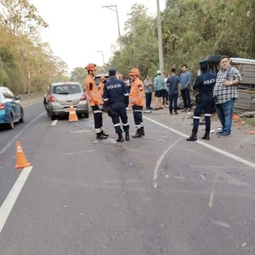SANTA ANA; UN ACCIDENTE DE TRÁNSITO EN CARRETERA PANAMERICANA DEJÓ UN FALLECIDO Y TRES LESIONADOS