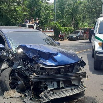 ACCIDENTE DE TRÁNSITO DEJÓ CUATRO LESIONADOS EN EL PALMARCITO, LA LIBERTAD