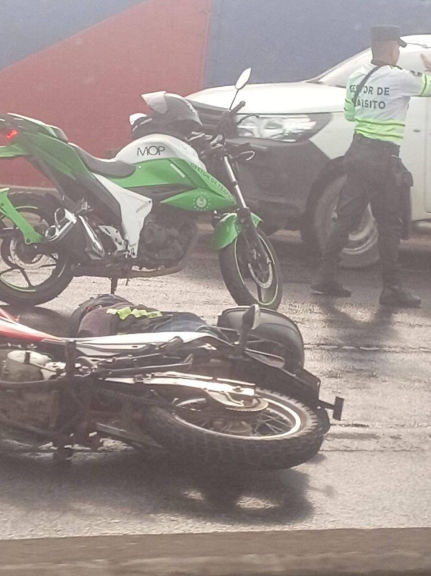 MOTOCICLISTA PIERDE LA VIDA EN ACCIDENTE EN SANTA ANA