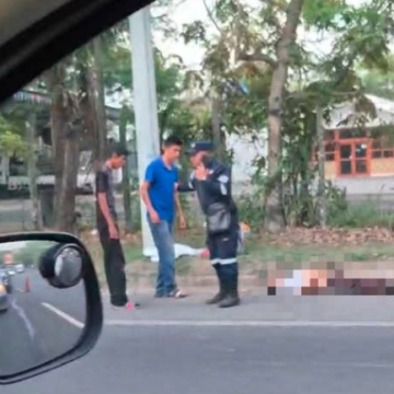 ENCUENTRAN SIN VIDA A HOMBRE EN PASO A DESNIVEL DE APOPA EN SAN SALVADOR