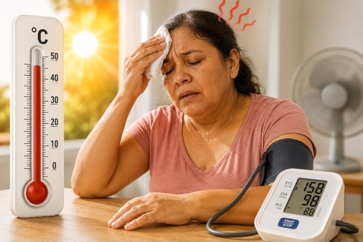OLA DE CALOR PUEDE AGRAVAR LA SALUD DE PERSONAS HIPERTENSAS