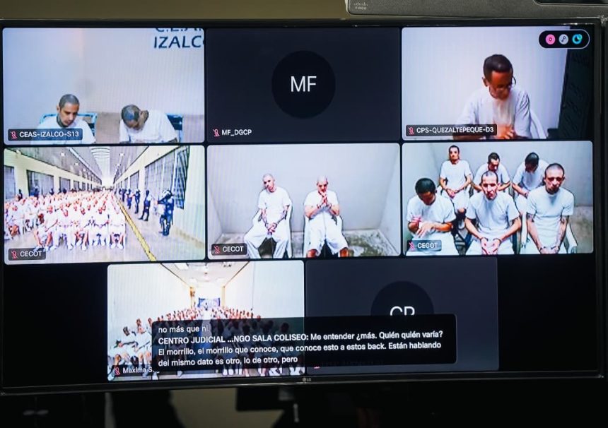 AVANZA AUDIENCIA CONTRA 486 PRESUNTOS CABECILLAS DE LA MS-13 CON REPRODUCCIÓN DE AUDIOS