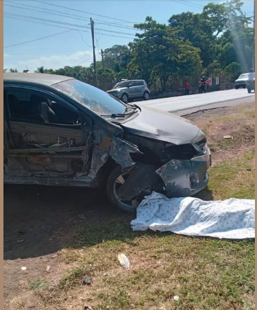 choque 1 TRÁGICO ACCIDENTE EN LA PANAMERICANA DEJA UNA PERSONA ADULTA MAYOR FALLECIDA