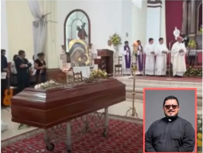 REALIZAN MISA Y SEPELIO DEL SACERDOTE EDGAR LISANDRO WINTER EN GUATEMALA