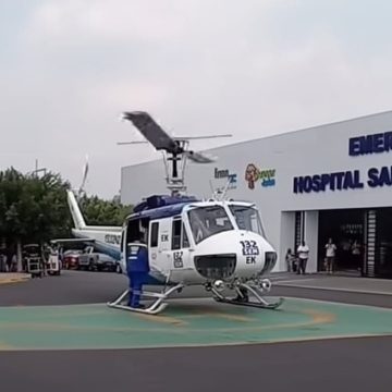 TRASLADARON EN HELICÓPTERO DEL SEM A MENOR LESIONADO TRAS EXPLOSIÓN EN COHETERÍA DE SANTA ANA