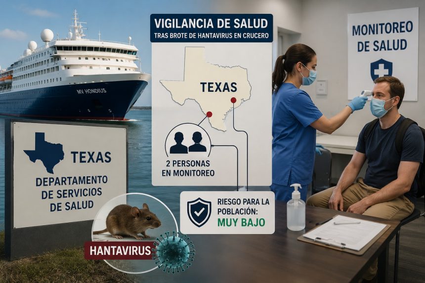 AUTORIDADES DE TEXAS MANTIENEN VIGILANCIA TRAS BROTE DE HANTAVIRUS EN CRUCERO