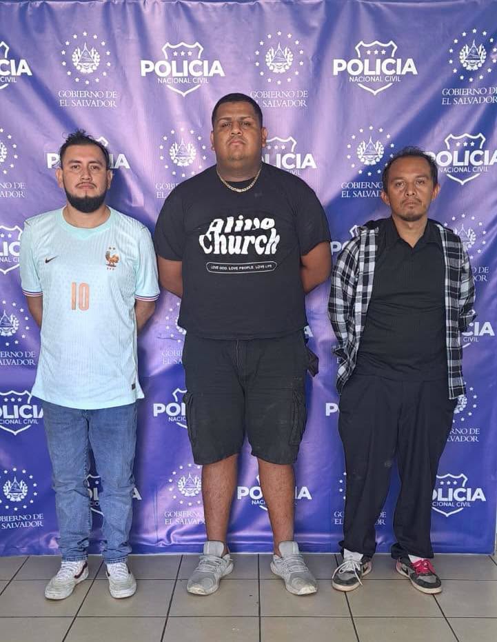 chiflados 3 PNC CAPTURA A TRES HOMBRES ACUSADOS DE INTENTAR ESTAFAR CON VENTA DE VEHÍCULO ALQUILADO EN EL SALVADOR