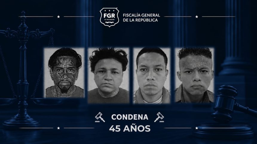 gracias CONDENAN HASTA 45 AÑOS DE PRISIÓN A 25 INTEGRANTES DE PANDILLA QUE OPERABA EN CHALCHUAPA