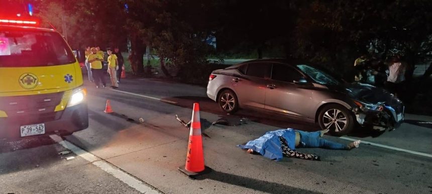 muerta 1 MUJER FALLECE TRAS SER ATROPELLADA EN LA CARRETERA A COMALAPA