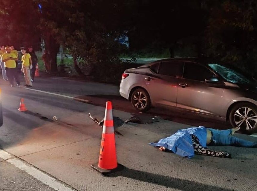 muerta 1 MUJER FALLECE TRAS SER ATROPELLADA EN LA CARRETERA A COMALAPA