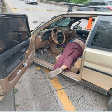 HOMBRE FALLECE AL VOLANTE TRAS SUFRIR PRESUNTO PARO CARDÍACO EN CARRETERA AL PUERTO DE LA LIBERTAD