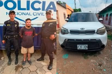 pnc 2 PNC REPORTA CAPTURA DE HOMBRE SEÑALADO DE ROBAR VEHÍCULO DE TRANSPORTE POR APLICACIÓN EN SANTA ANA CENTRO