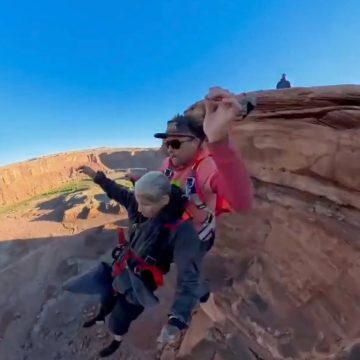 salto 1 DOS PERSONAS MUEREN DURANTE PRÁCTICA DE SALTO BASE EN UN CAÑÓN DE UTAH; ENTRE LAS VÍCTIMAS ESTÁ EL ATLETA EXTREMO ANDY LEWIS