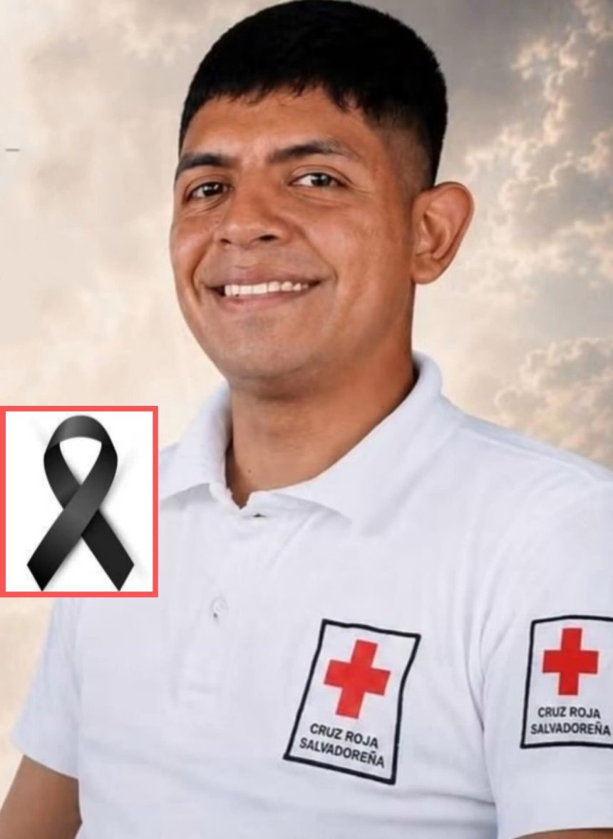 LAMENTAN EL FALLECIMIENTO DE VOLUNTARIO DE CRUZ ROJA SALVADOREÑA EN APOPA