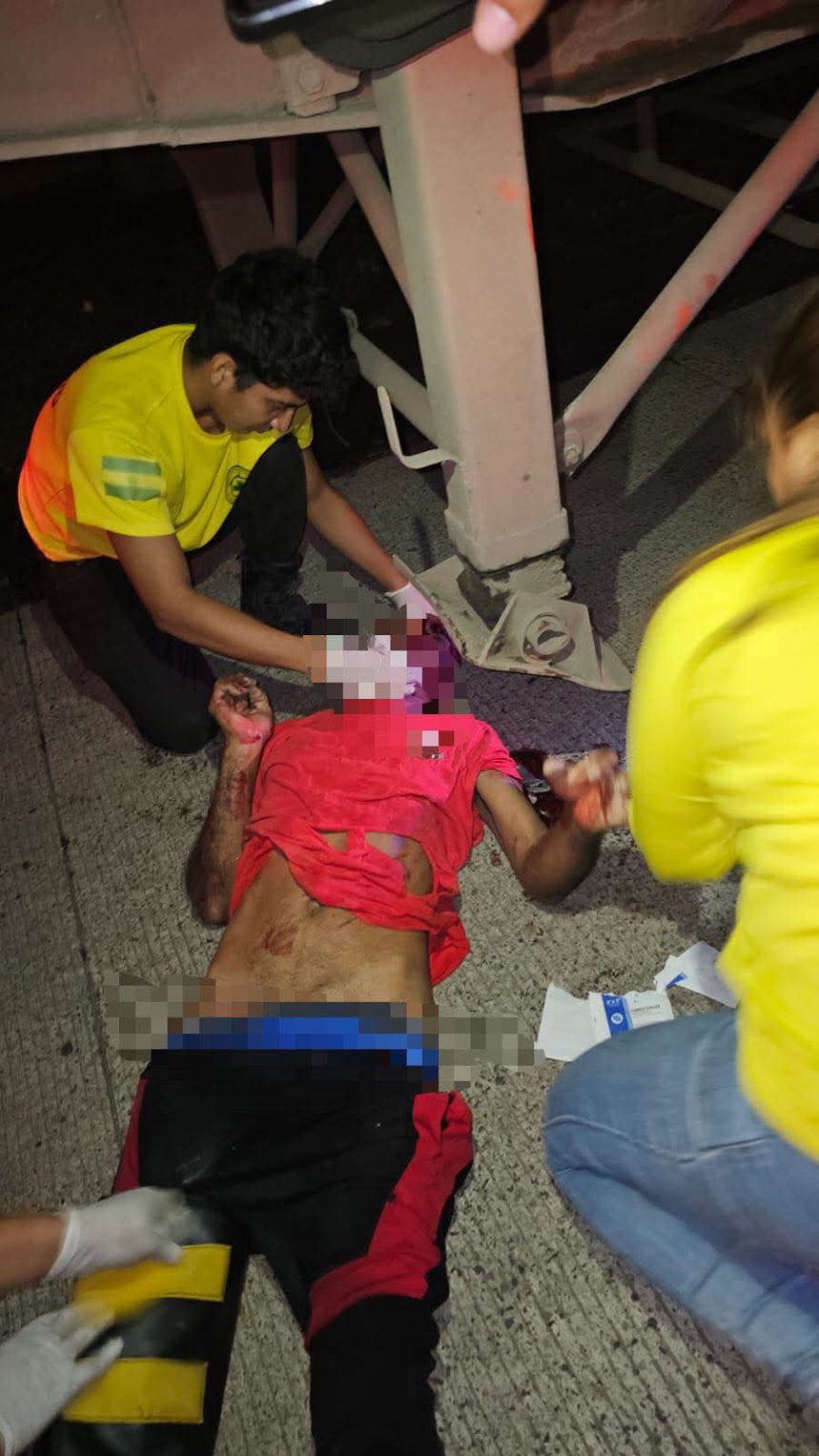 sonso HOMBRE RESULTA GRAVEMENTE LESIONADO TRAS ACCIDENTE Y QUEDA ATRAPADO BAJO UNA RASTRA EN SONSONATE