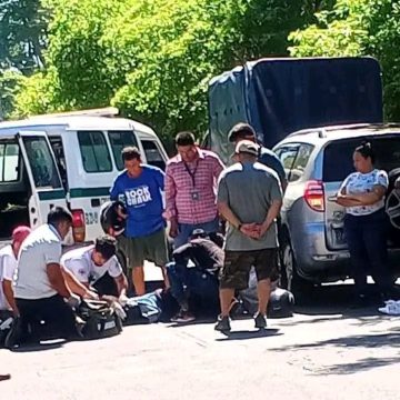 ACCIDENTE DE TRÁNSITO EN USULUTÁN DEJA A UNA PERSONA LESIONADA