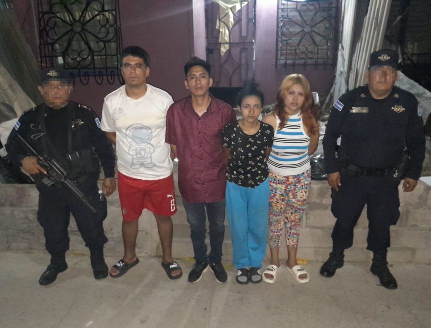 CAPTURAN A CUATRO PERSONAS POR PRESUNTO TRÁFICO ILÍCITO TRAS ALLANAMIENTO EN VILLA LOURDES