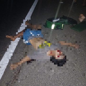 DOS PERSONAS FALLECEN EN ACCIDENTE ENTRE UN VEHÍCULO Y UNA MOTOCICLETA EN LA CARRETERA DE SANTA ANA A SAN SALVADOR