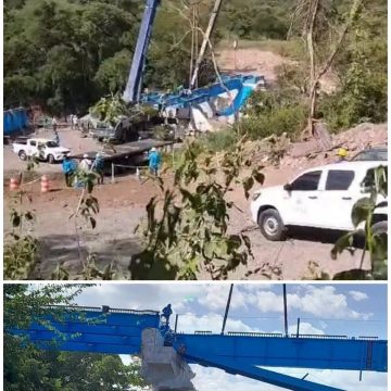 3 MUERE TRABAJADOR DURANTE OBRAS DE CONSTRUCCIÓN DE PUENTE SOBRE EL RÍO TOROLA