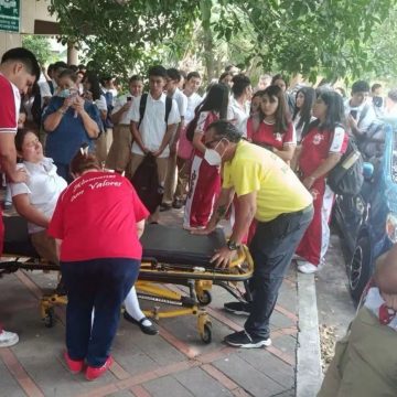 INFRA 1 PRESUNTA INTOXICACIÓN CON SUSTANCIAS QUÍMICAS EN EL INFRAMEN ACTIVA EMERGENCIA; MAESTROS Y ESTUDIANTES RESULTAN AFECTADOS