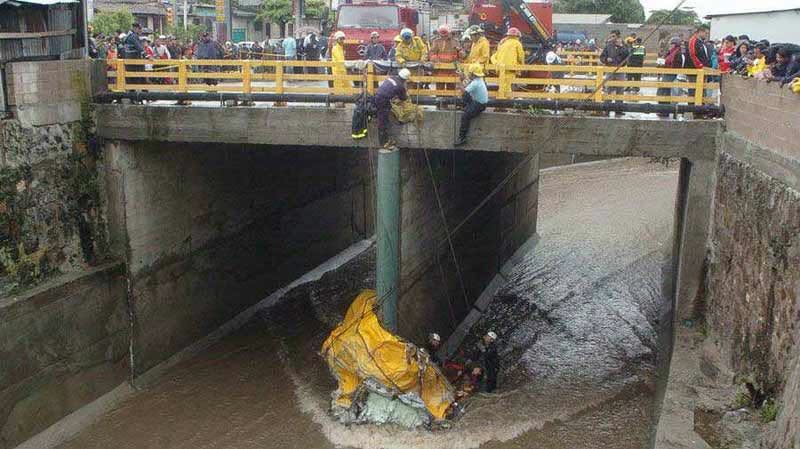 MALAGA 2 SE CUMPLEN 18 AÑOS DE LA TRAGEDIA DEL BUS DE LA MÁLAGA, UNA DE LAS EMERGENCIAS MÁS RECORDADAS EN EL SALVADOR
