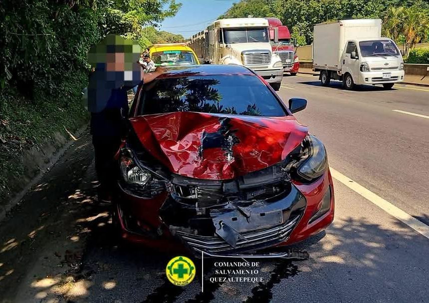 QUEZALTE 1 TRES PERSONAS RESULTARON LESIONADAS EN ACCIDENTE DE TRÁNSITO EN QUEZALTEPEQUE