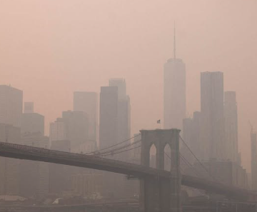 HUMO DE INCENDIOS FORESTALES EN CANADÁ LLEGA A NUEVA JERSEY Y PODRÍA AFECTAR LOS ENTRENAMIENTOS PREVIOS A LA FINAL DEL MUNDIAL 2026