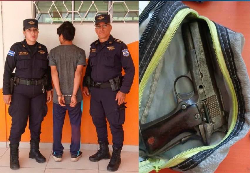 cipote 1 ADOLESCENTE ES CAPTURADO TRAS DISPARO DENTRO DE UN CENTRO ESCOLAR EN SANTA ANA