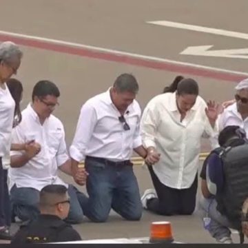 jho 1 JUAN ORLANDO HERNÁNDEZ SE REENCUENTRA CON SU FAMILIA TRAS ARRIBAR A HONDURAS