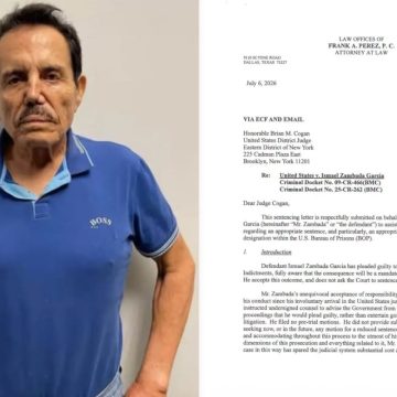 EL «MAYO» ZAMBADA ACEPTA CADENA PERPETUA EN ESTADOS UNIDOS
