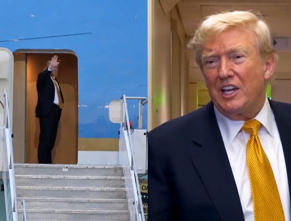 TRUMP EXPLICA POR QUÉ NO REGRESÓ A ESTADOS UNIDOS EN EL NUEVO AVIÓN DONADO POR CATAR